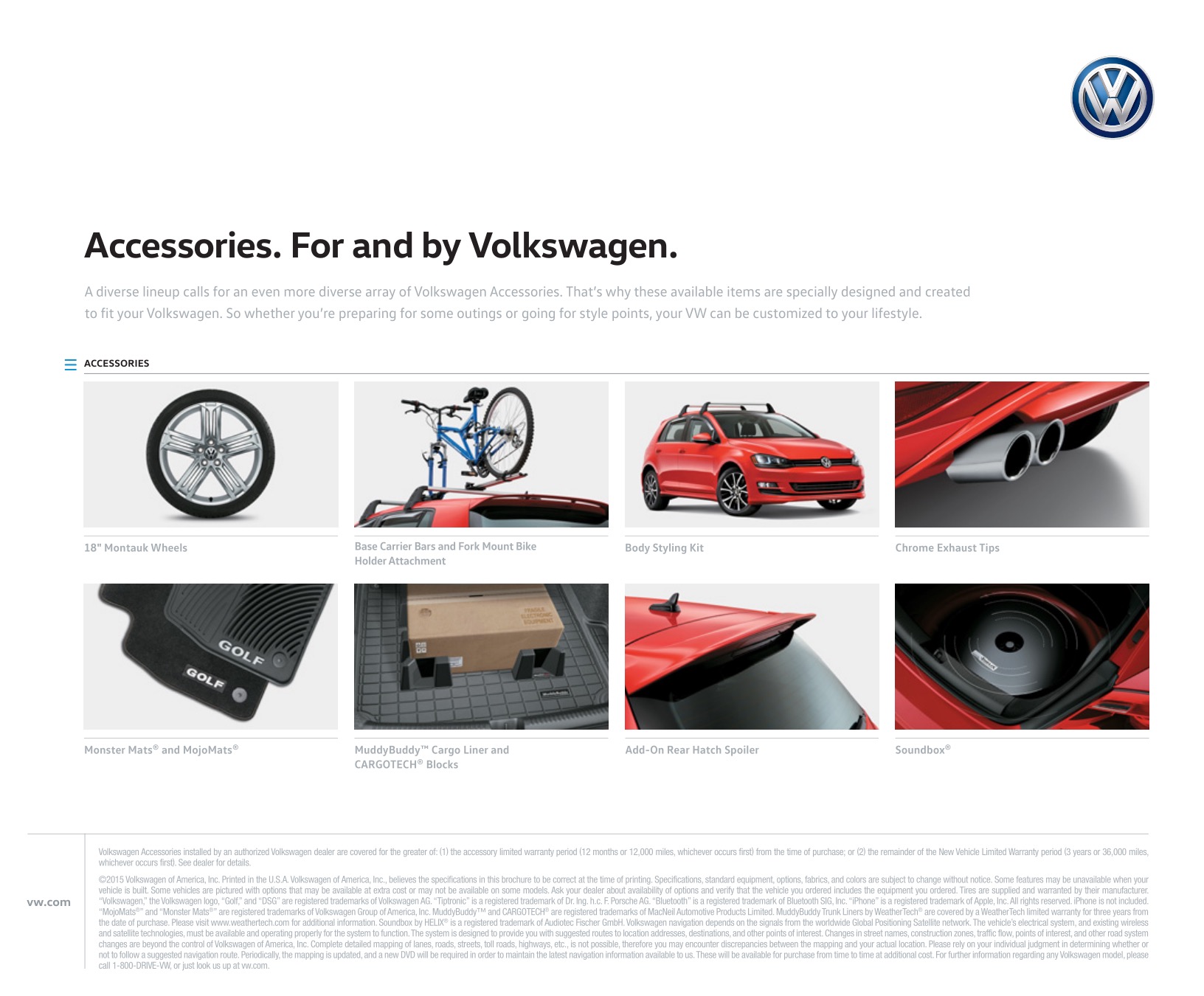 2016 VW Golf Brochure Page 2